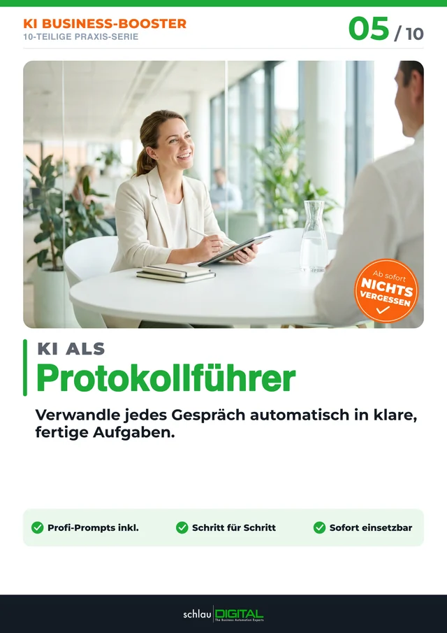 KI als Protokollführer